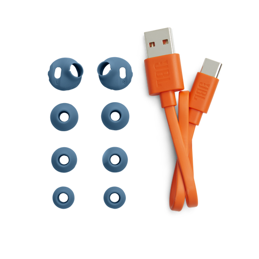 JBL Endurance Race TWS - Blue - Waterproof true wireless active sport earbuds - Detailshot 4 image number null